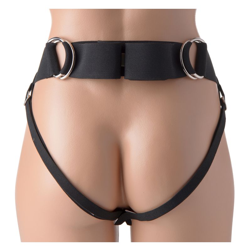 Avalon Jock Style Strap On Harness in Black