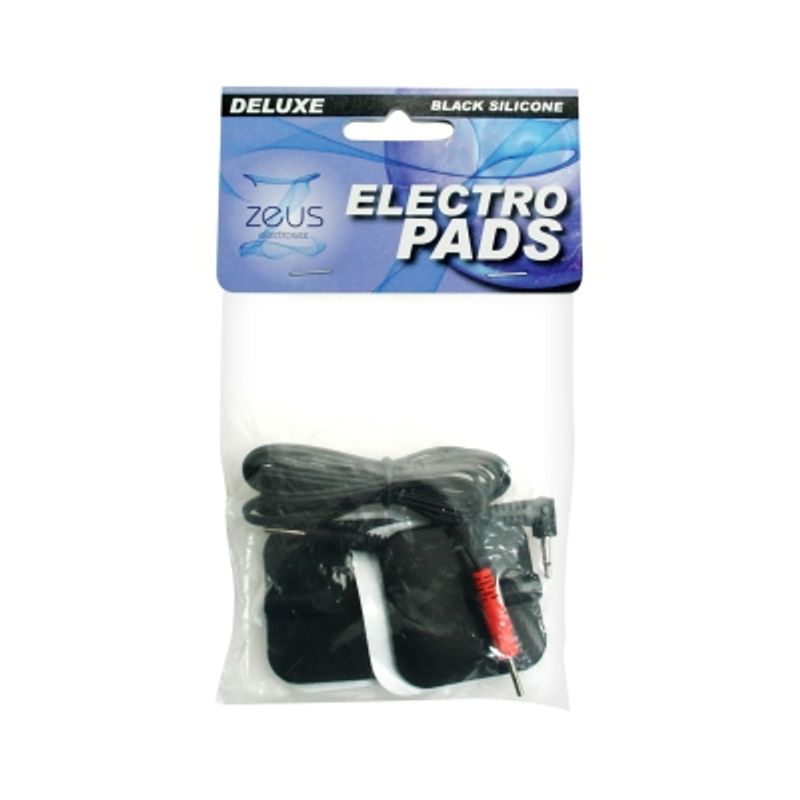 Zeus Deluxe Black Electro Pads Pack of Two