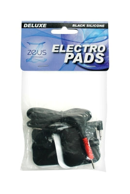 Zeus Deluxe Black Electro Pads Pack of Two