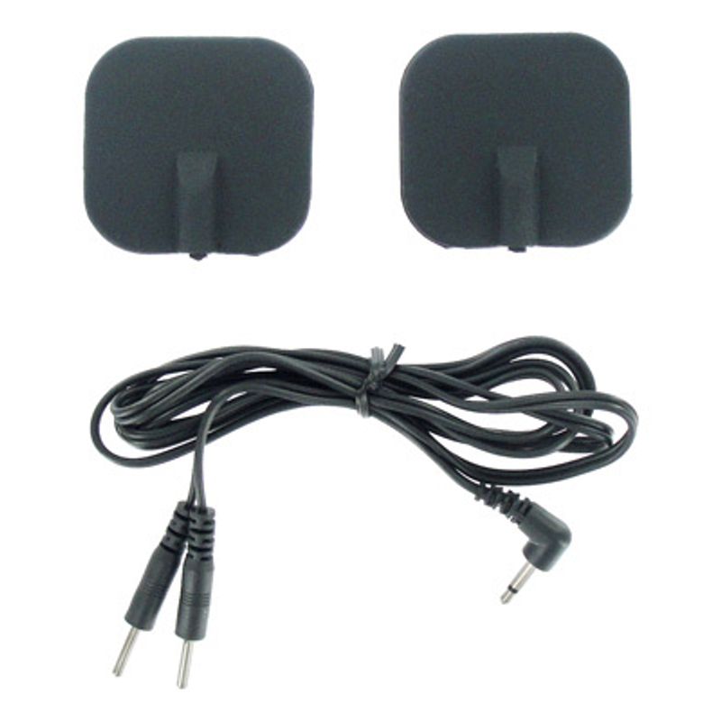 Zeus Deluxe Black Electro Pads Pack of Two