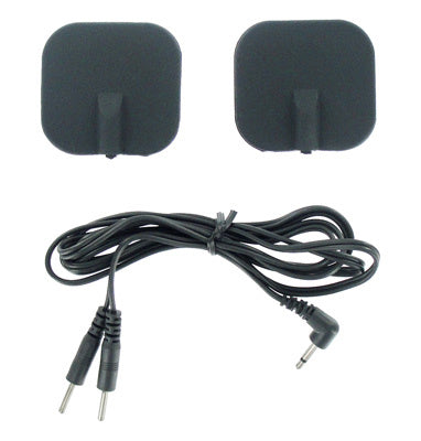 Zeus Deluxe Black Electro Pads Pack of Two