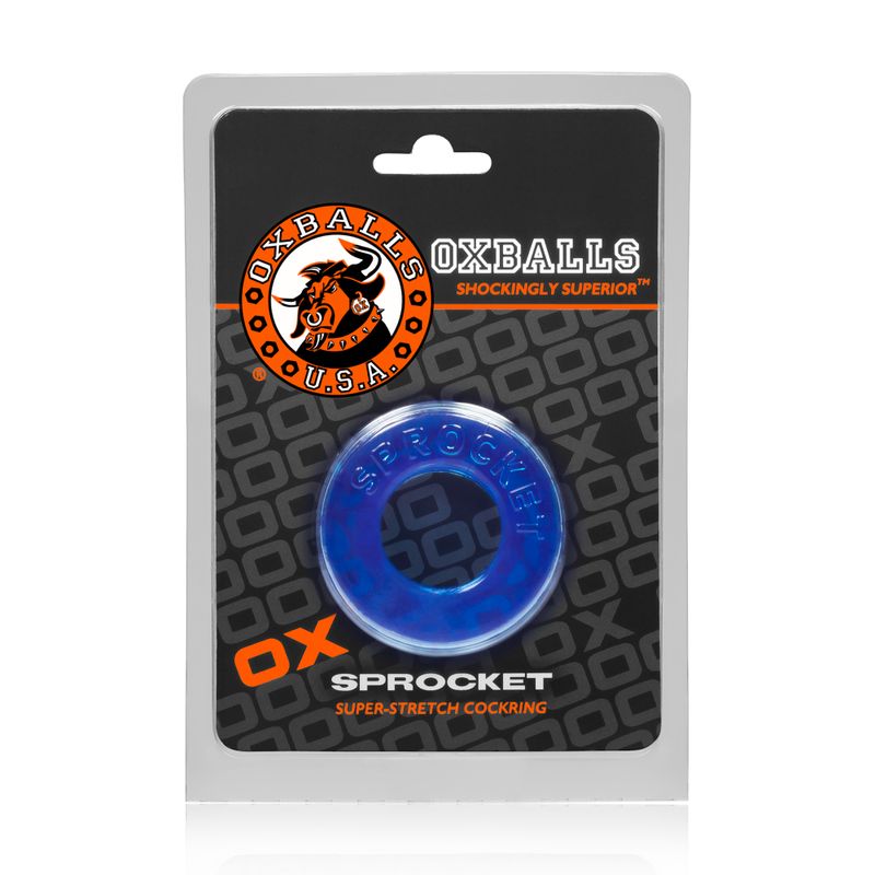 Sprocket Cockring Ice Blue Super Stretch