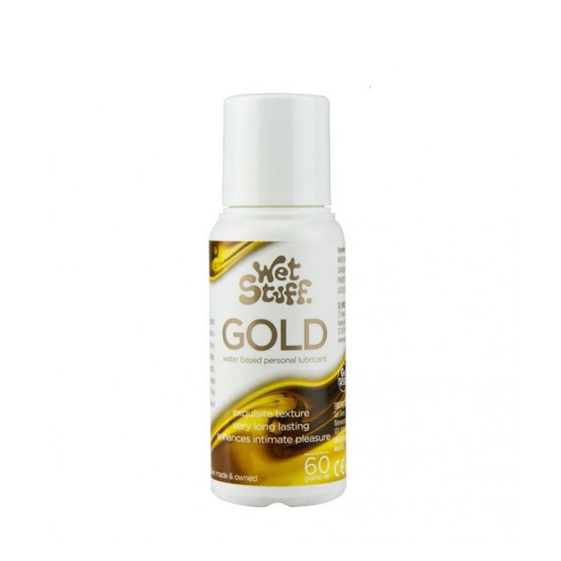 Wet Stuff Gold – Long-Lasting Clear Water-Based Lubricant