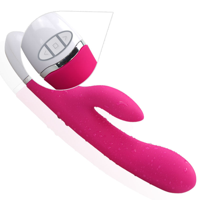 Dreamer 7 Mode Silicone Rabbit Vibrator in Pink