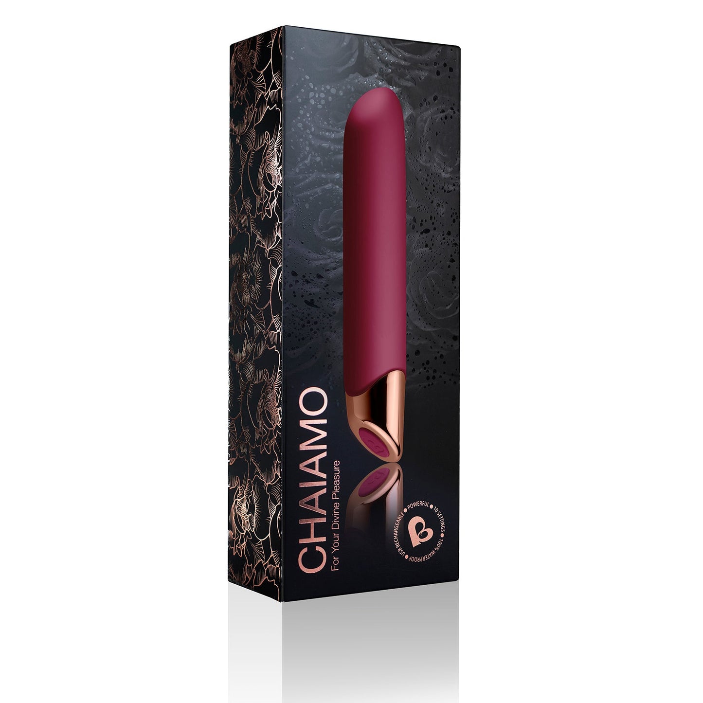 Chaiamo Burgundy Sensory Vibrator for Pleasure
