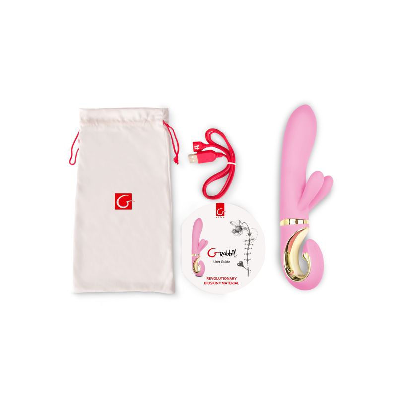 Grabbit Candy Pink G-Spot Vibrator 7 x 1.3 Inches