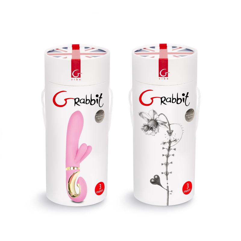 Grabbit Candy Pink G-Spot Vibrator 7 x 1.3 Inches