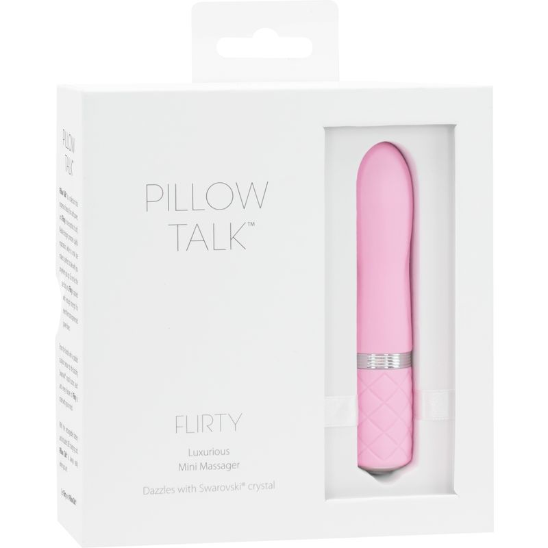 Pillow Talk Flirty Vibe with Swarovski Crystal – Small Vibrator