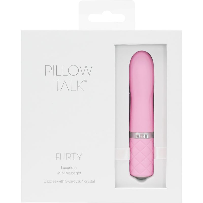 Pillow Talk Flirty Vibe with Swarovski Crystal – Small Vibrator