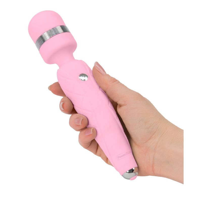 Pillow Talk Cheeky Wand – Luxury Wand Vibrator with Swarovski Crystal