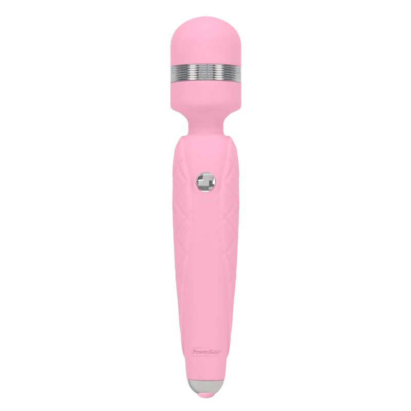 Pillow Talk Cheeky Wand – Luxury Wand Vibrator with Swarovski Crystal