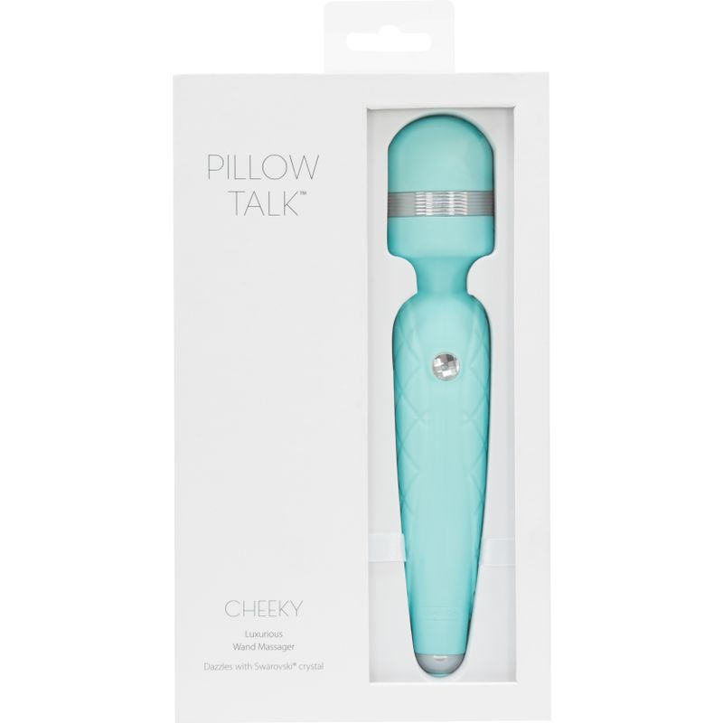 Pillow Talk Cheeky Teal Luxurious Self-Care Wand