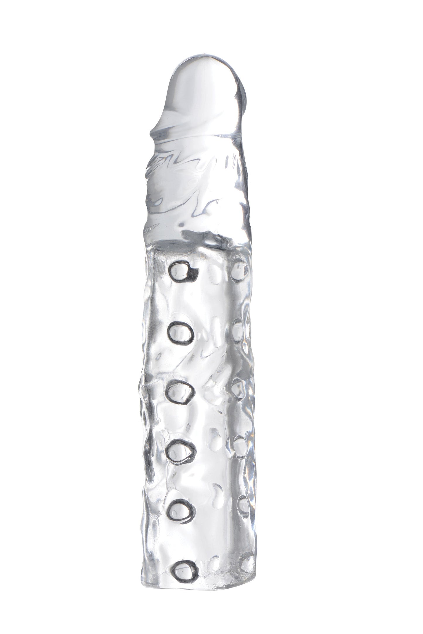 3in Clear Penis Enhancer Sleeve for Extra Length and Girth