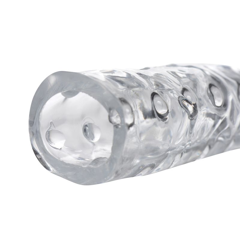 3in Clear Penis Enhancer Sleeve for Extra Length and Girth