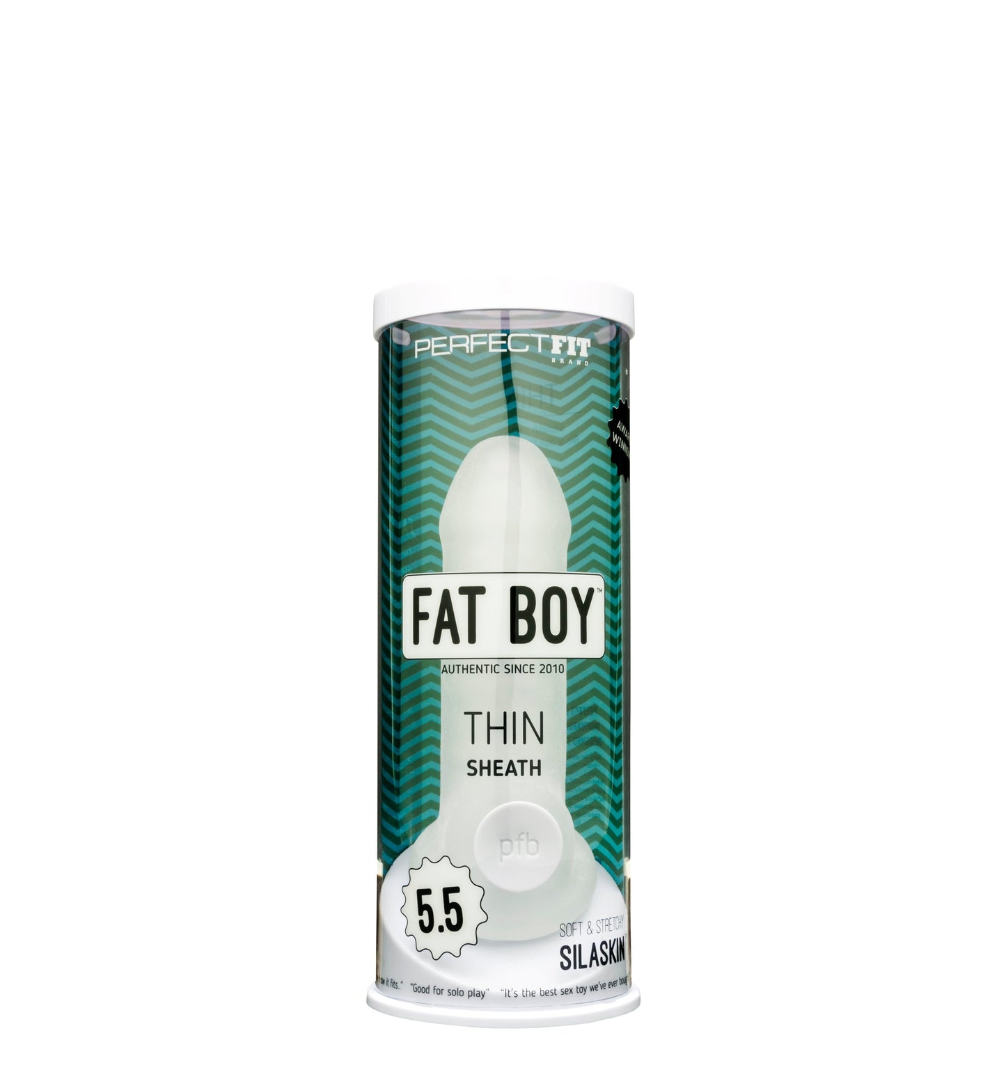 Fat Boy Thin Sheath 5.5 Inch – Sleeve Adding 0.5 Inch Girth Enhancer Sex Toy