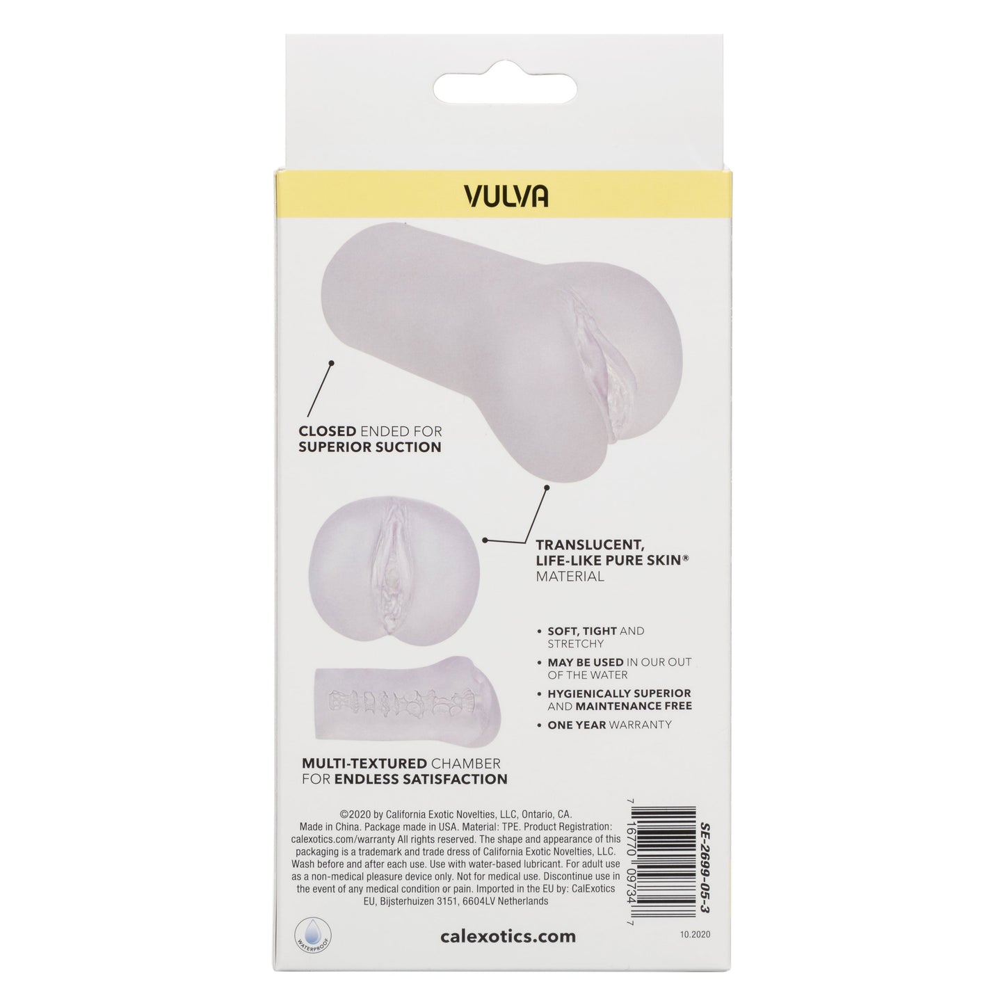 Boundless Vulva Masturbator – Soft Life-Like Clear Masturbator Sleeve