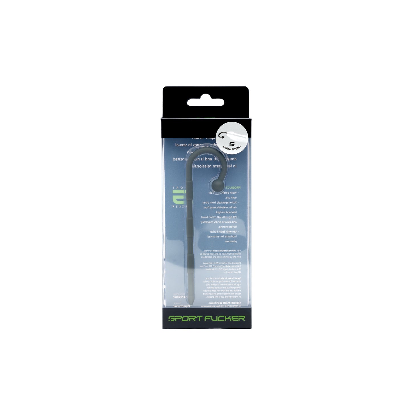 Ultra Sound Grey Silicone Sensation 12.7 cm Long