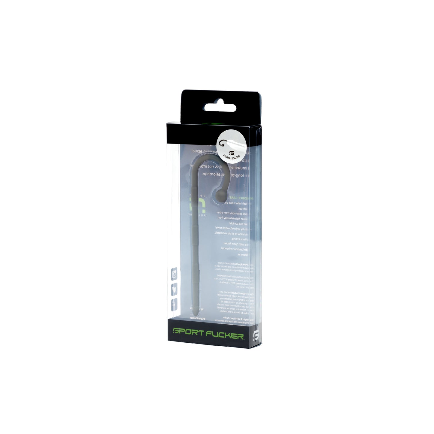 Ultra Sound Grey Silicone Sensation 12.7 cm Long