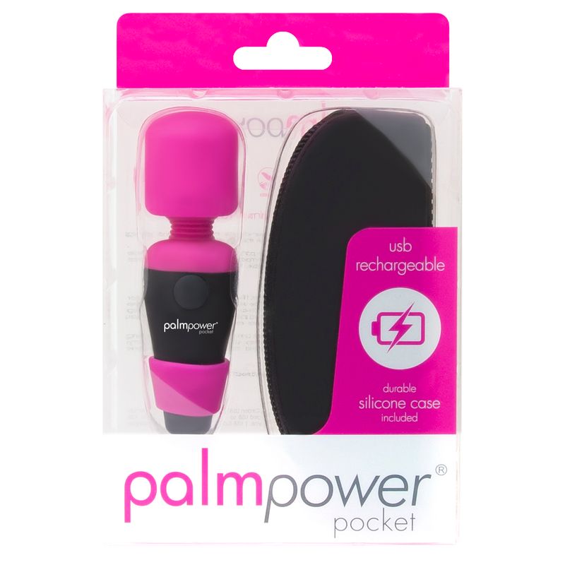 PalmPower Pocket Rechargeable – Travel-Sized Wand Vibrator