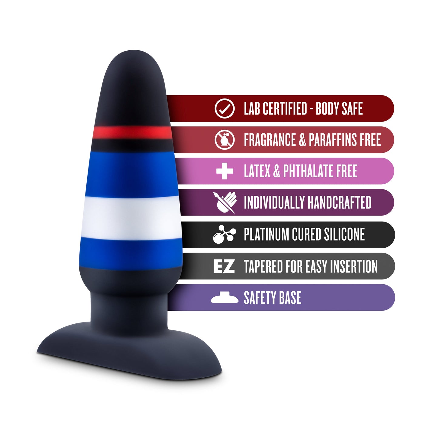 Avant Pride P4 Power Play (Silicone) – Silicone Butt Plug