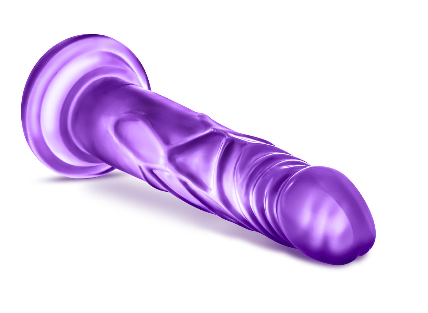 B Yours Sweet N Hard Purple Realistic 7.5" Dildo with Suction Cup
