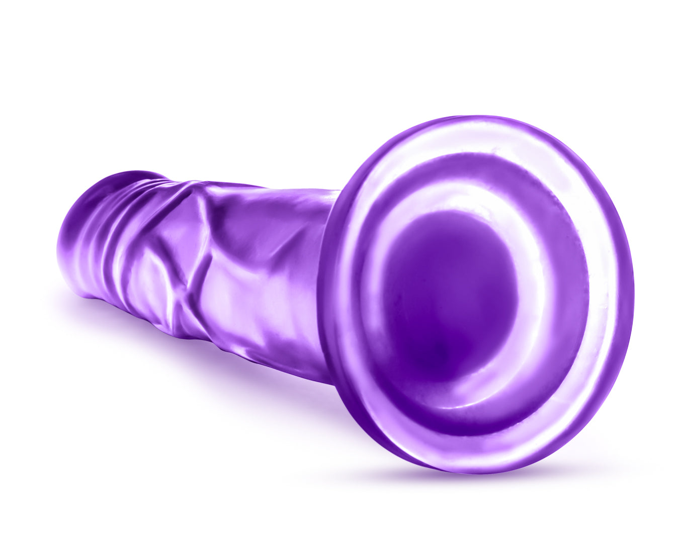 B Yours Sweet N Hard Purple Realistic 7.5" Dildo with Suction Cup