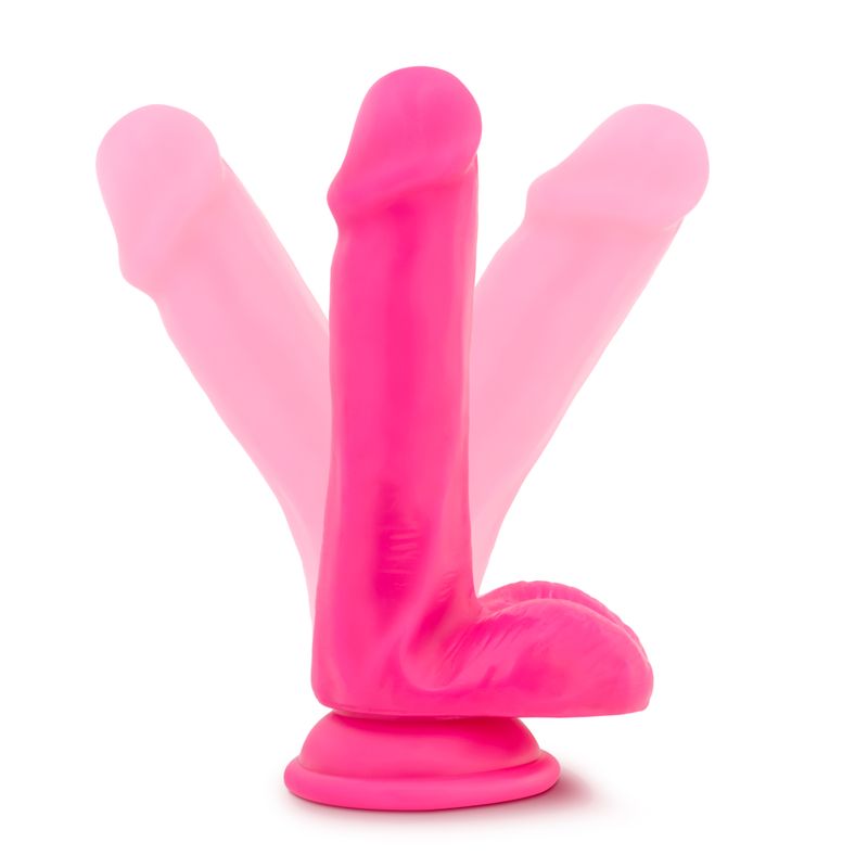 Neo Dual Density 6 Inch Dildo With Balls – Realistic Silicone Dildo