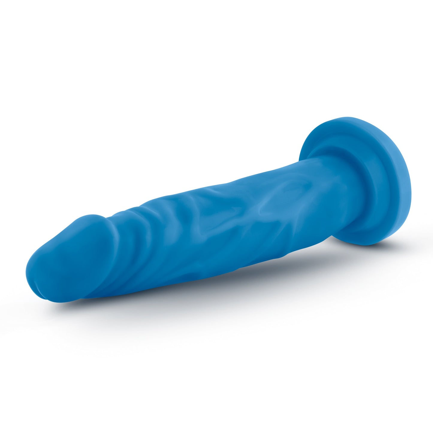 Neo Dual Density Cock 7.5 Inch Neon Blue Dildo