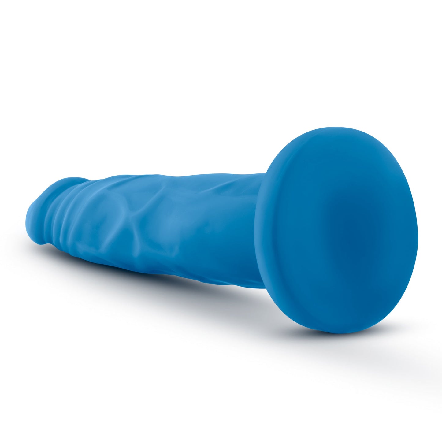 Neo Dual Density Cock 7.5 Inch Neon Blue Dildo
