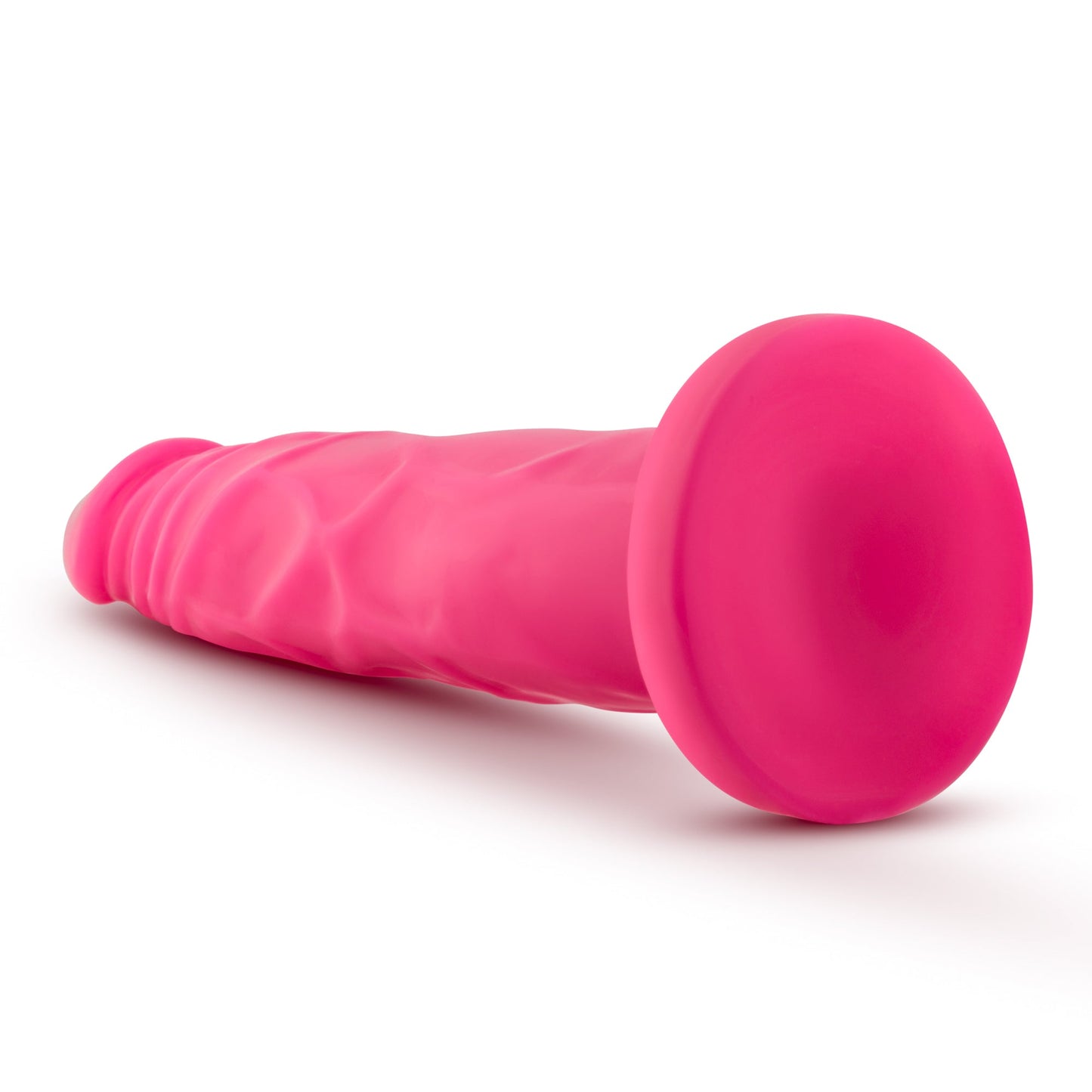 Neo Dual Density Cock 7.5 Inch Neon Pink Dildo
