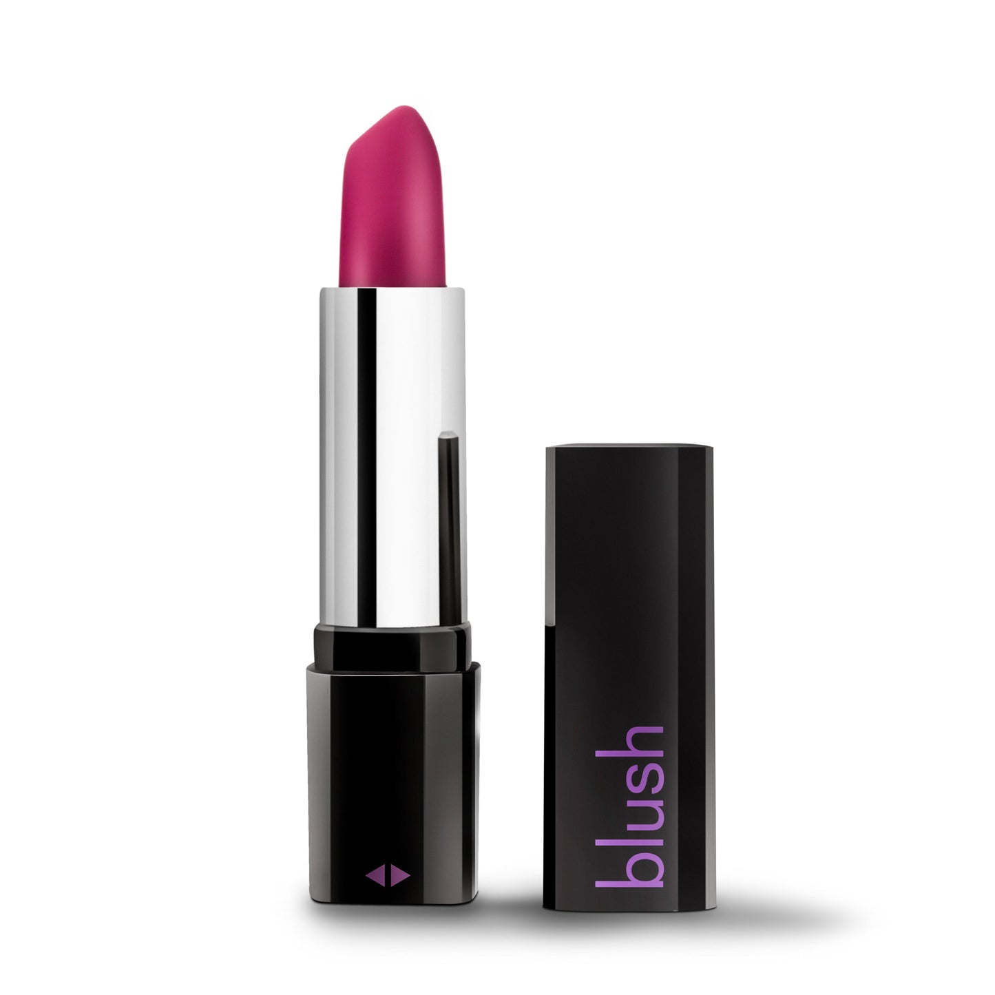 Rose Lipstick Vibe Black 4 Inch Compact Pleasure Toy