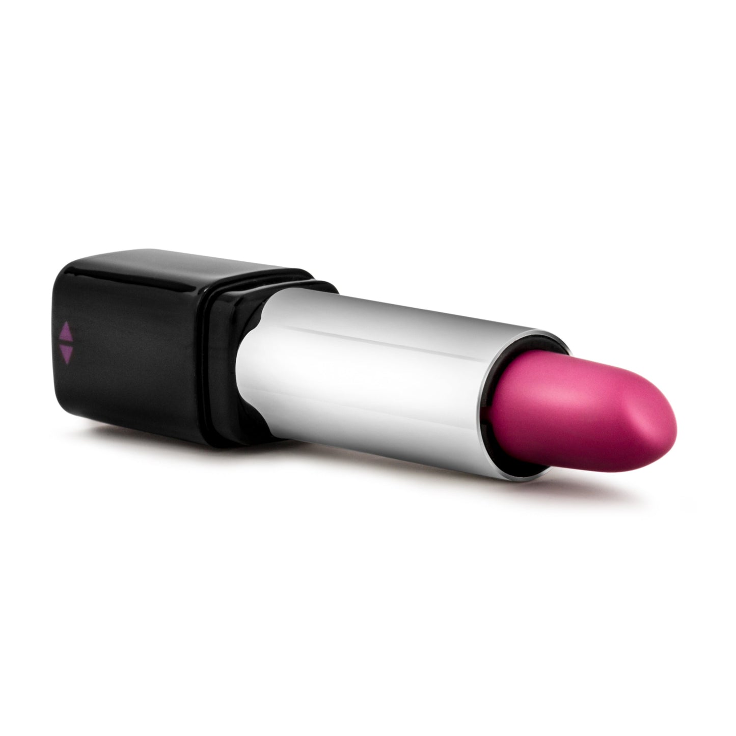 Rose Lipstick Vibe Black 4 Inch Compact Pleasure Toy