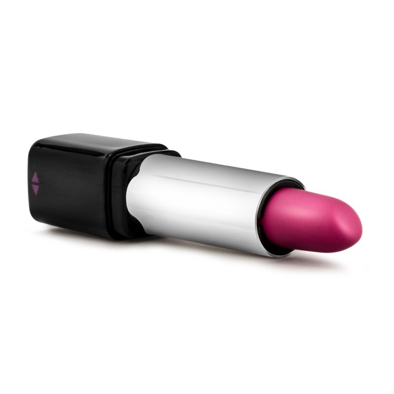 Rose Lipstick Vibe Black 4 Inch Compact Pleasure Toy