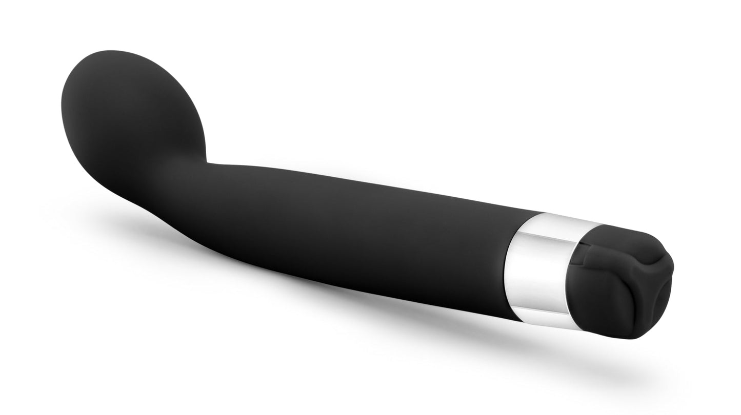 Rose Scarlet G Black G-Spot Vibrator Waterproof 7 Inch