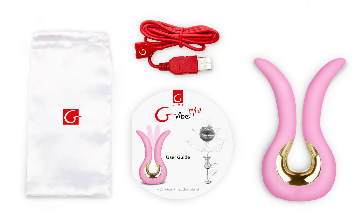 Gvibe MINI Candy Pink - Compact Dual Stimulation Toy