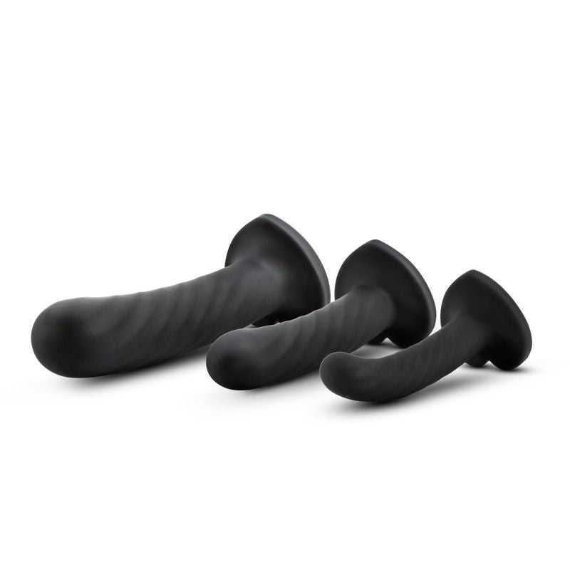 Temptasia Twist Kit Set of Three Unique Swirling Dildos