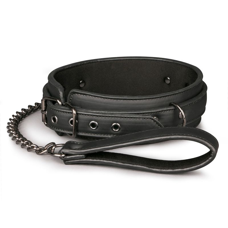 Fetish Collar With Leash Bondage Set for Submissive Play