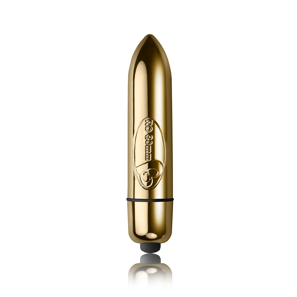 RO-80 Single Speed Bullet Champagne Gold Vibrator Toy