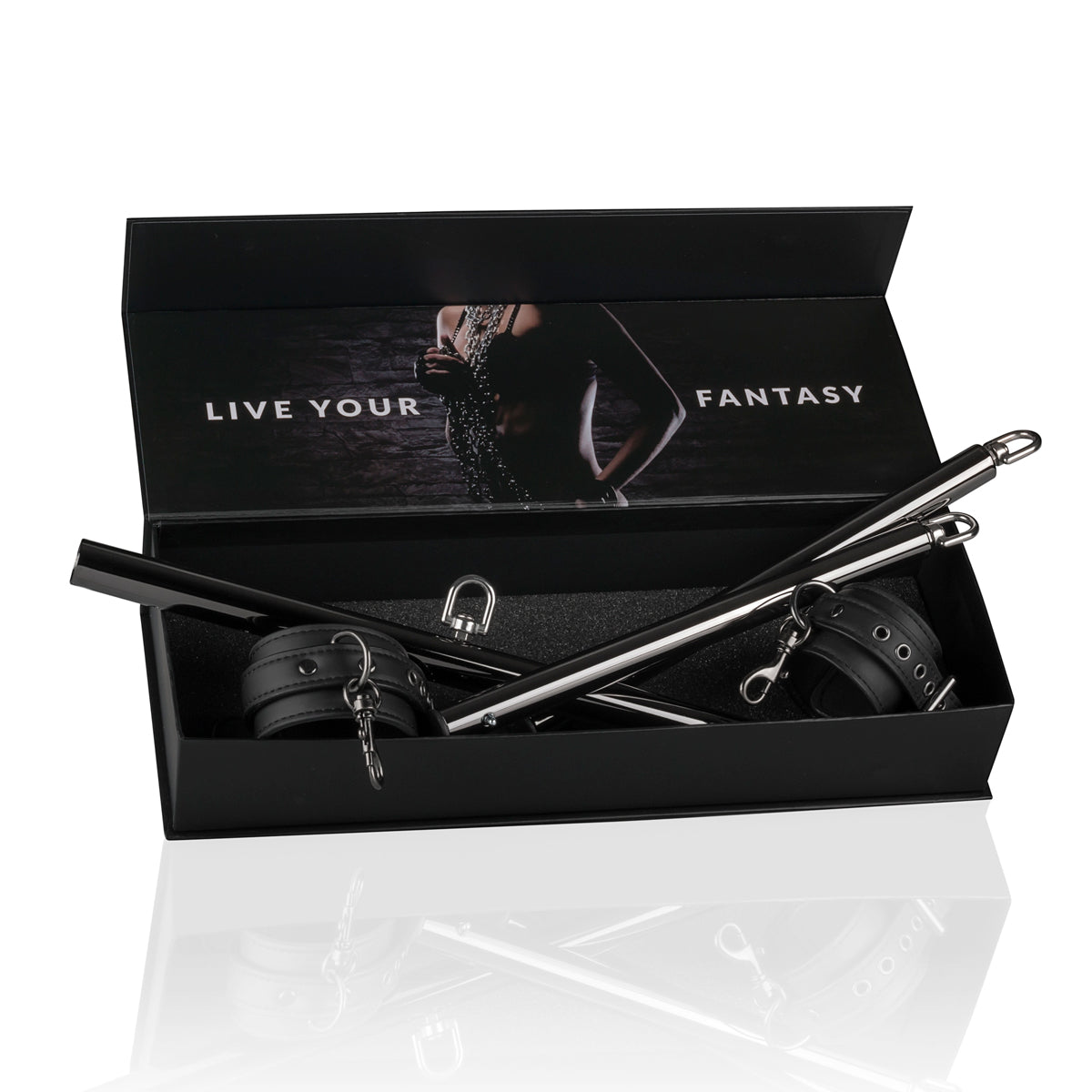 Expander Spreader Bar and Cuffs Set for Ultimate Restraint and Pleasure