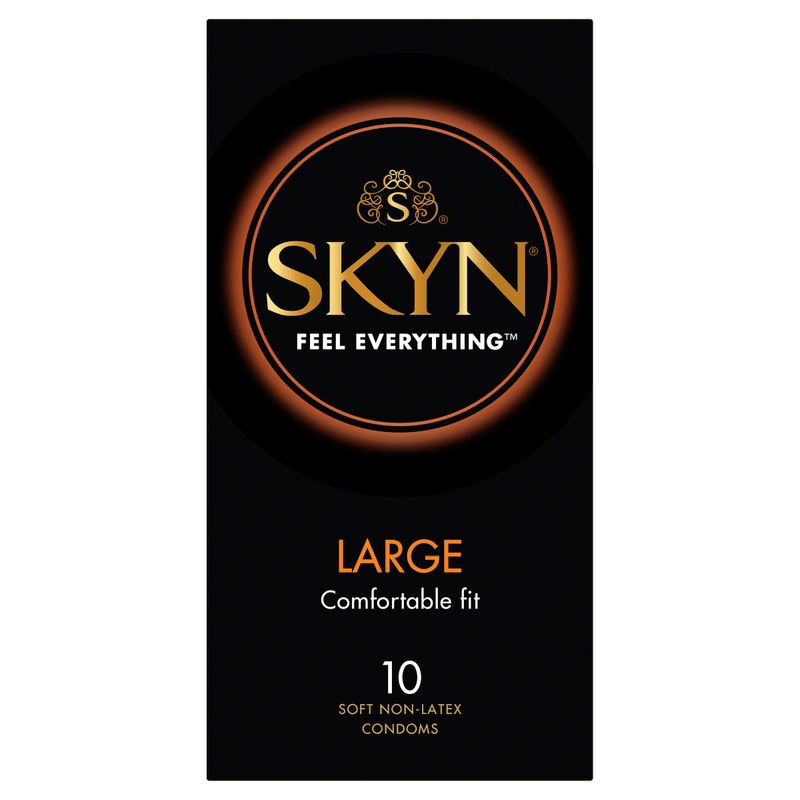 Skyn Large – Extra Comfort Polyisoprene Condoms 56mm 10 Pack