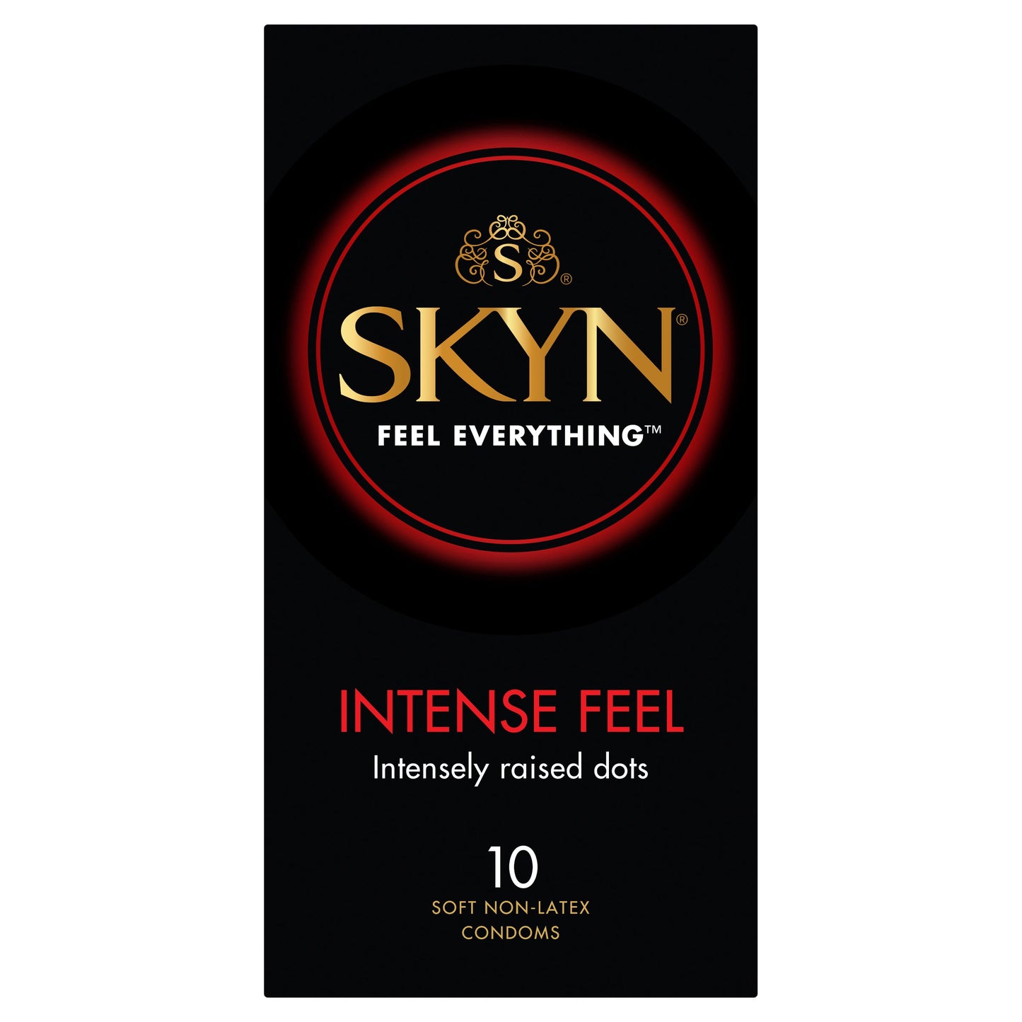 Skyn Intense Feel Condoms – Textured with Raised Dots 10 Pack
