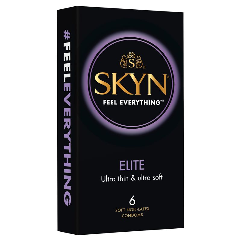 Skyn Elite Ultra Thin Non-Latex Condom – Ultra Soft Natural Feeling 6. Pack
