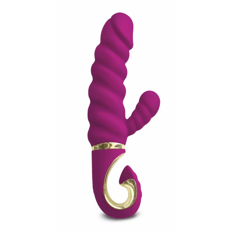 Gcandy Raspberry Dual Motor Vibrator Waterproof 4 Inch