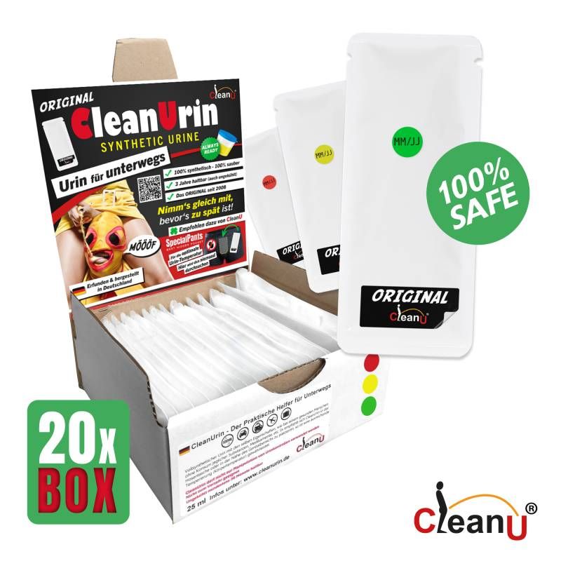 CleanUrin 25ml Synthetic Urine Sachet for Discreet Use
