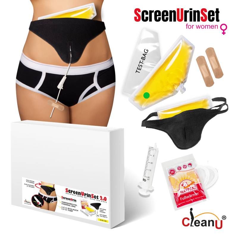 ScreenUrin Set For Her with 1.5m Tube and 80ml Urine