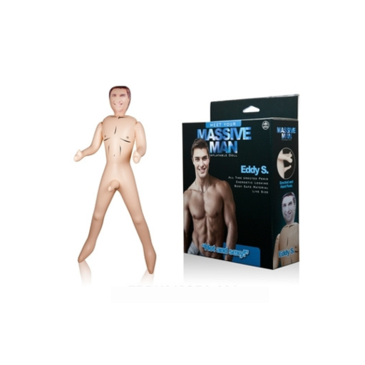 Excellent Power Massive Man Eddy S – Inflatable Doll with 7 Inch Erect Penis