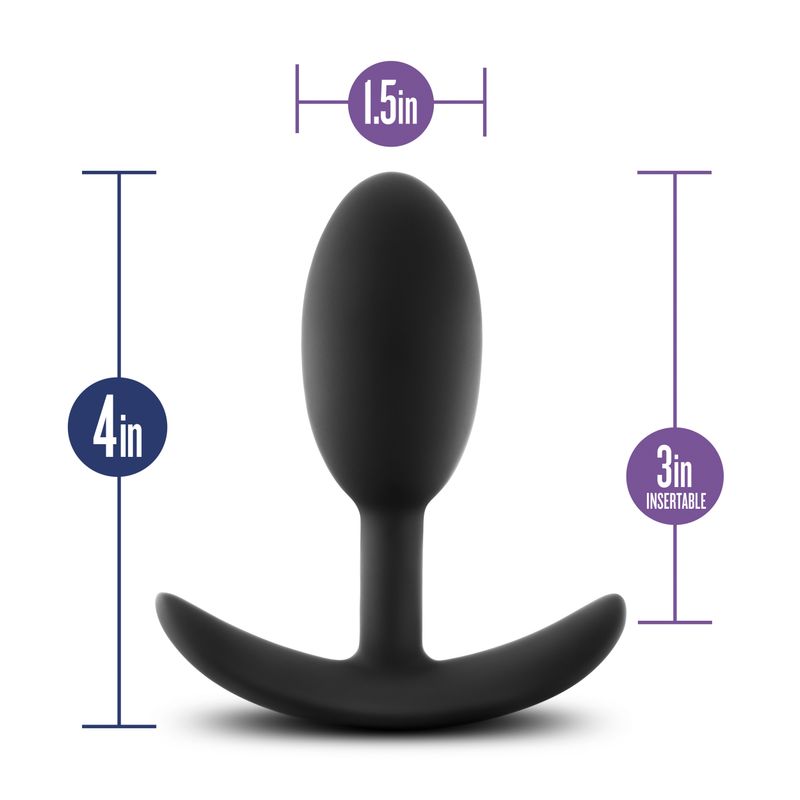 Luxe Wearable Vibra Slim Plug Medium – Wearable Anal Plug