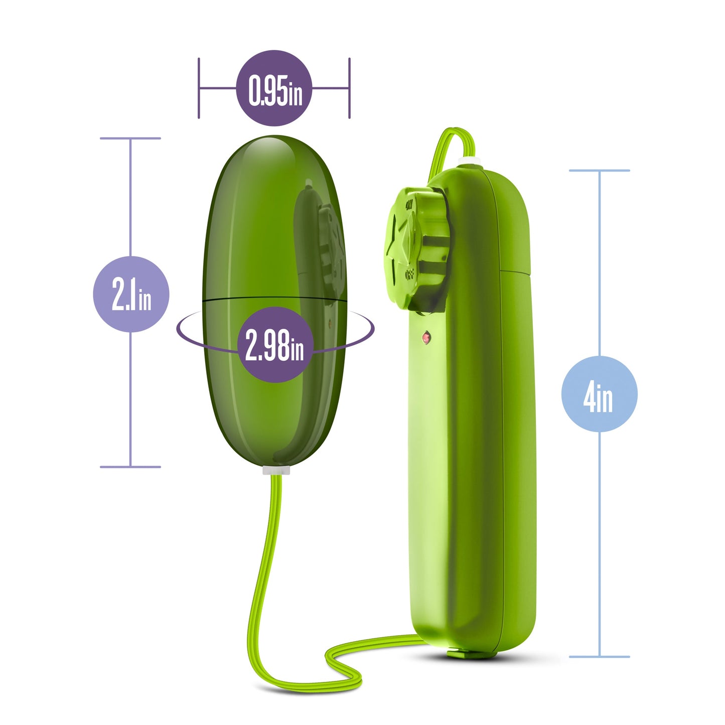 B Yours Power Bullet Lime - Powerful Waterproof Vibrator