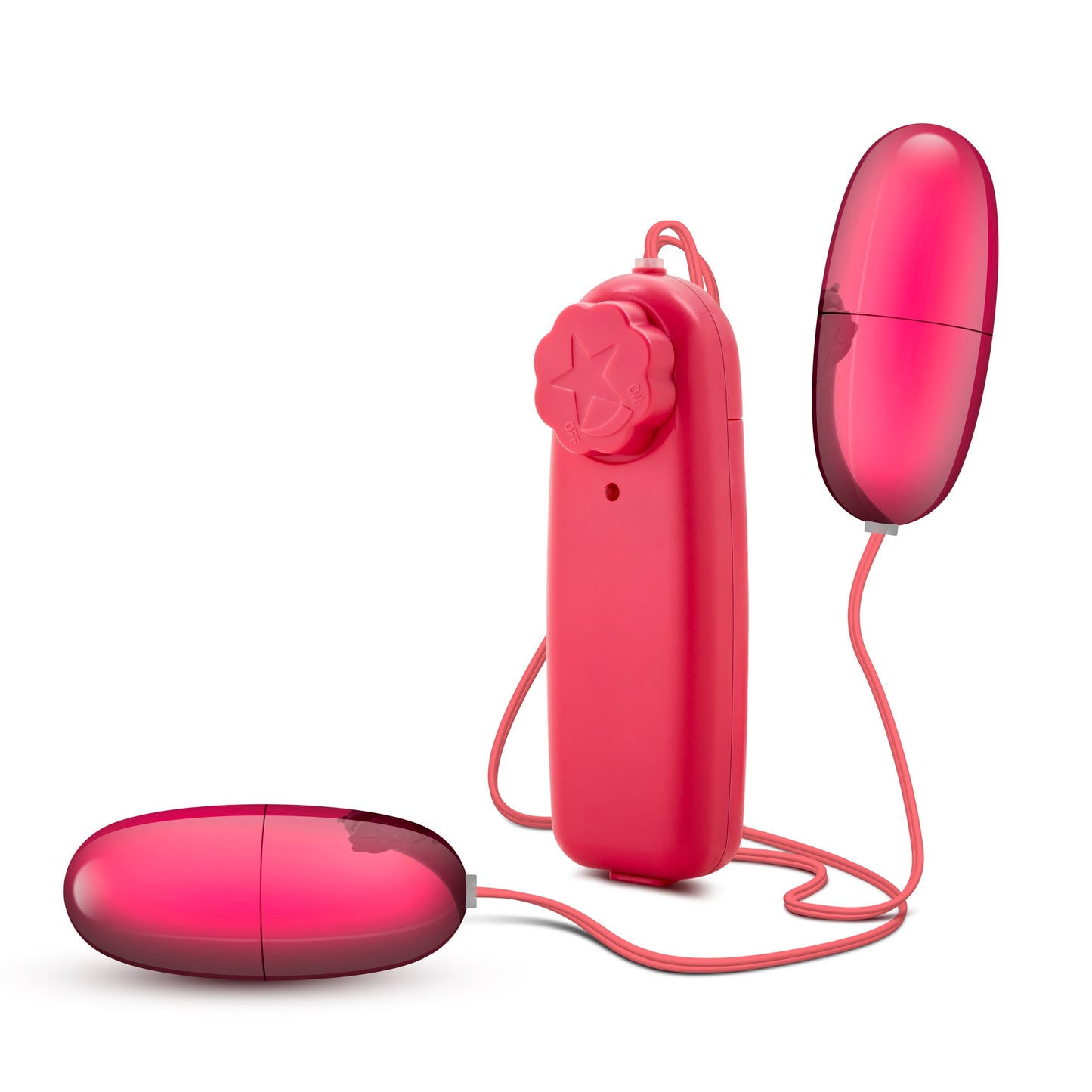 B Yours Double Pop Eggs Cerise Vibrating Pleasure Set