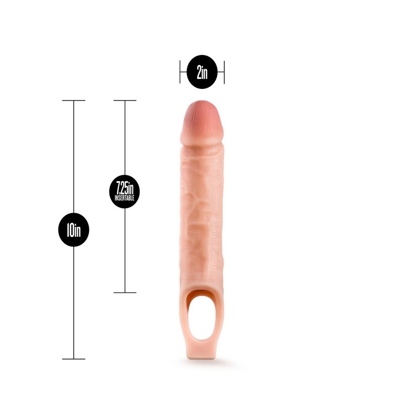 Performance Cock Sheath 10 Inch Penis Extender Sleeve